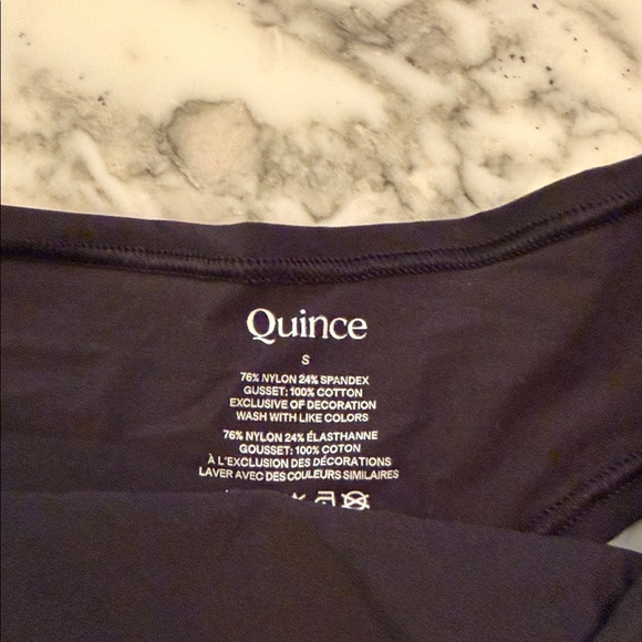 New Quince Second Skin Thong 6 Pack Black Sz L and S - Picture 4 of 10